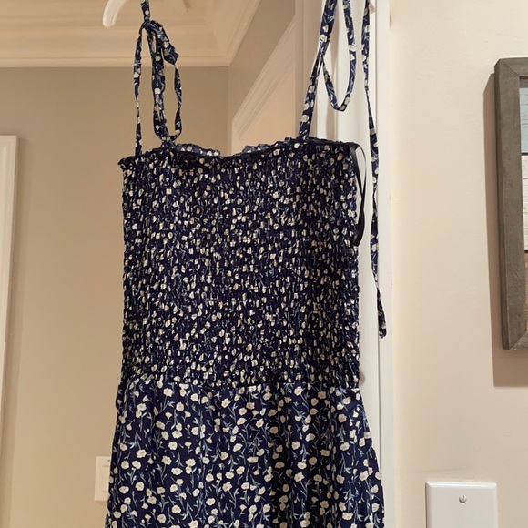 Blue Floral Jumpsuit